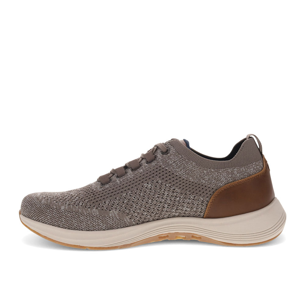 Taupe-Dockers Mens Bardwell Lightweight Knit Lace Up Casual Shoe