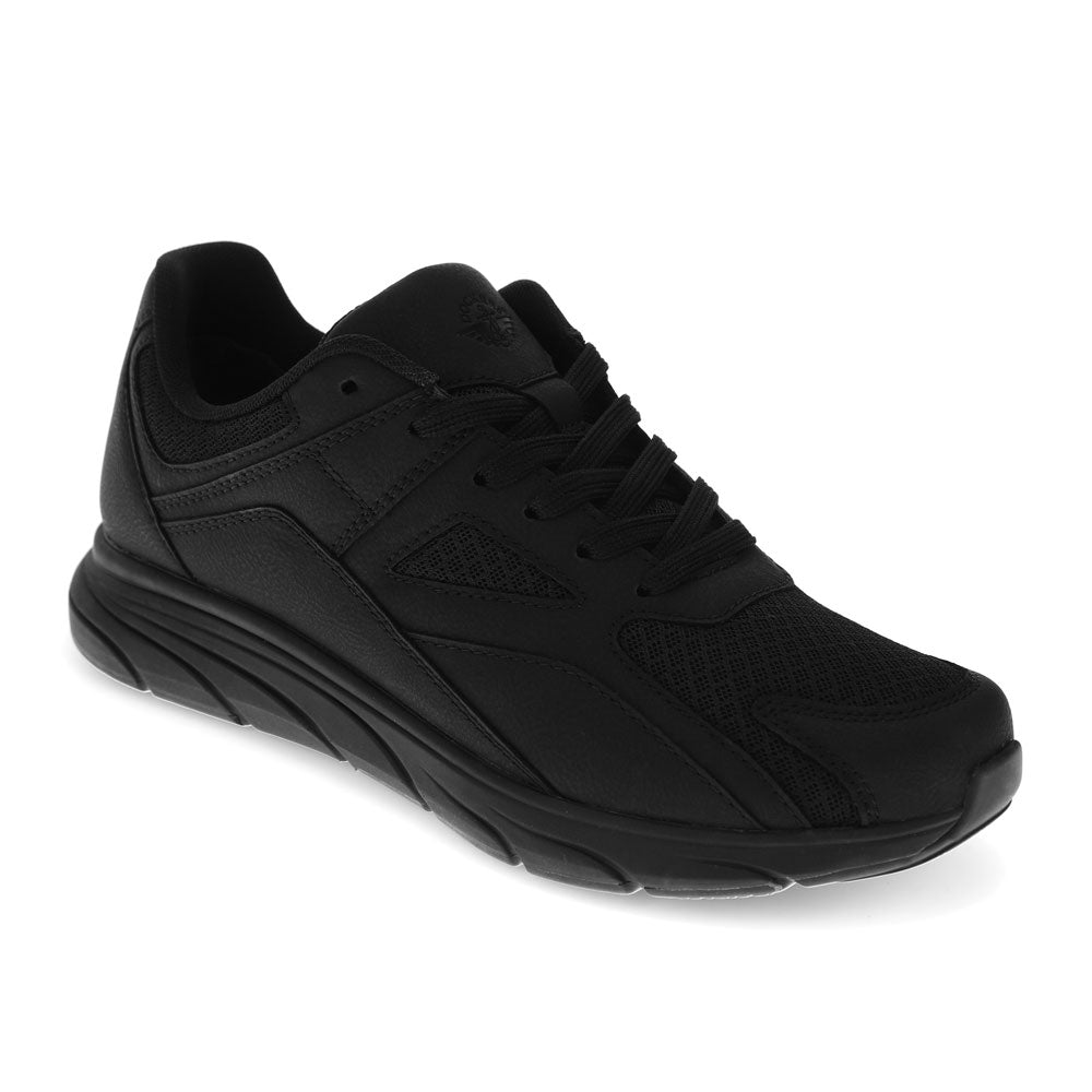 Black-Dockers Mens Troy Slip-Resistant Casual Sneaker