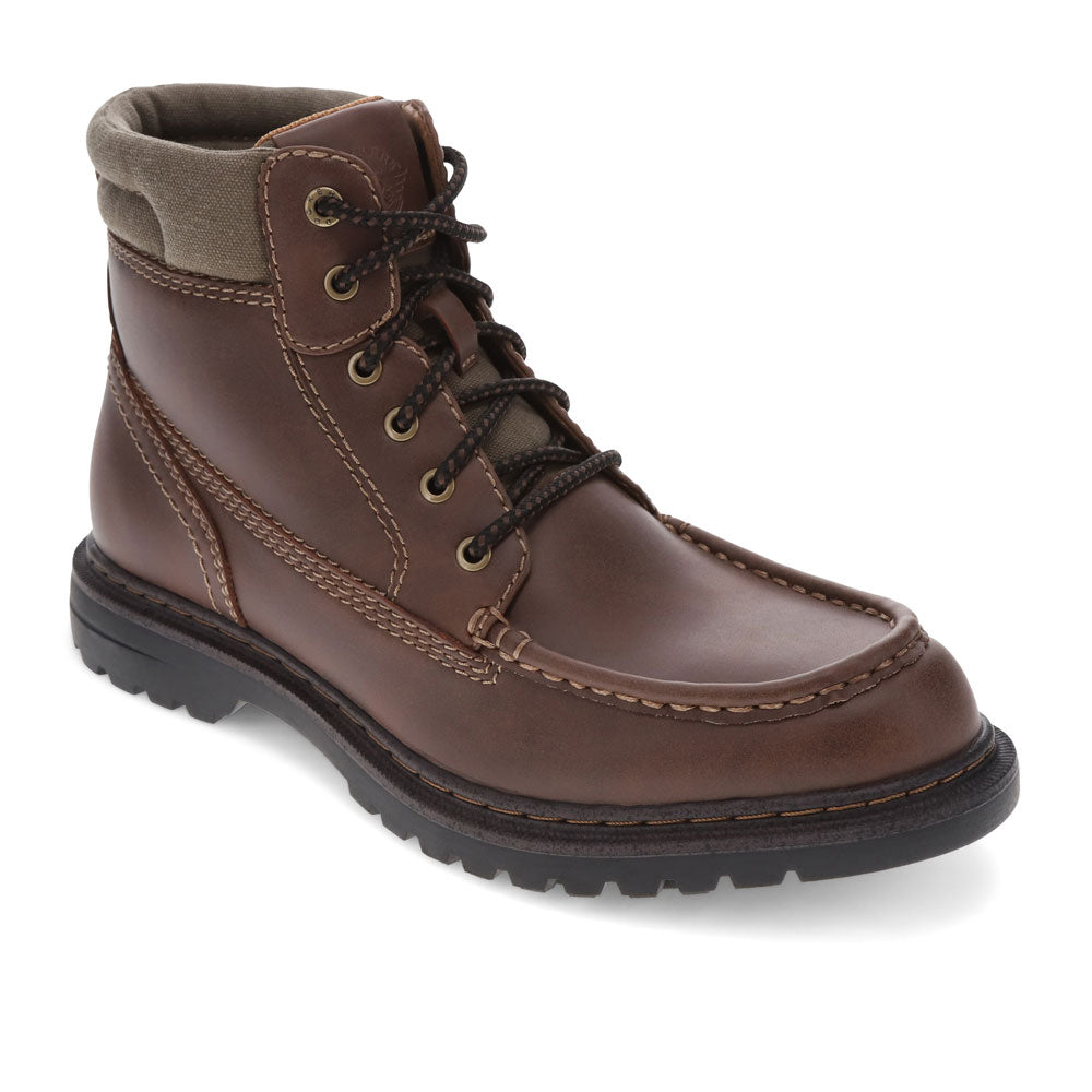Briar-Dockers Mens Rockford Rugged Casual Classic Moc Toe Boot