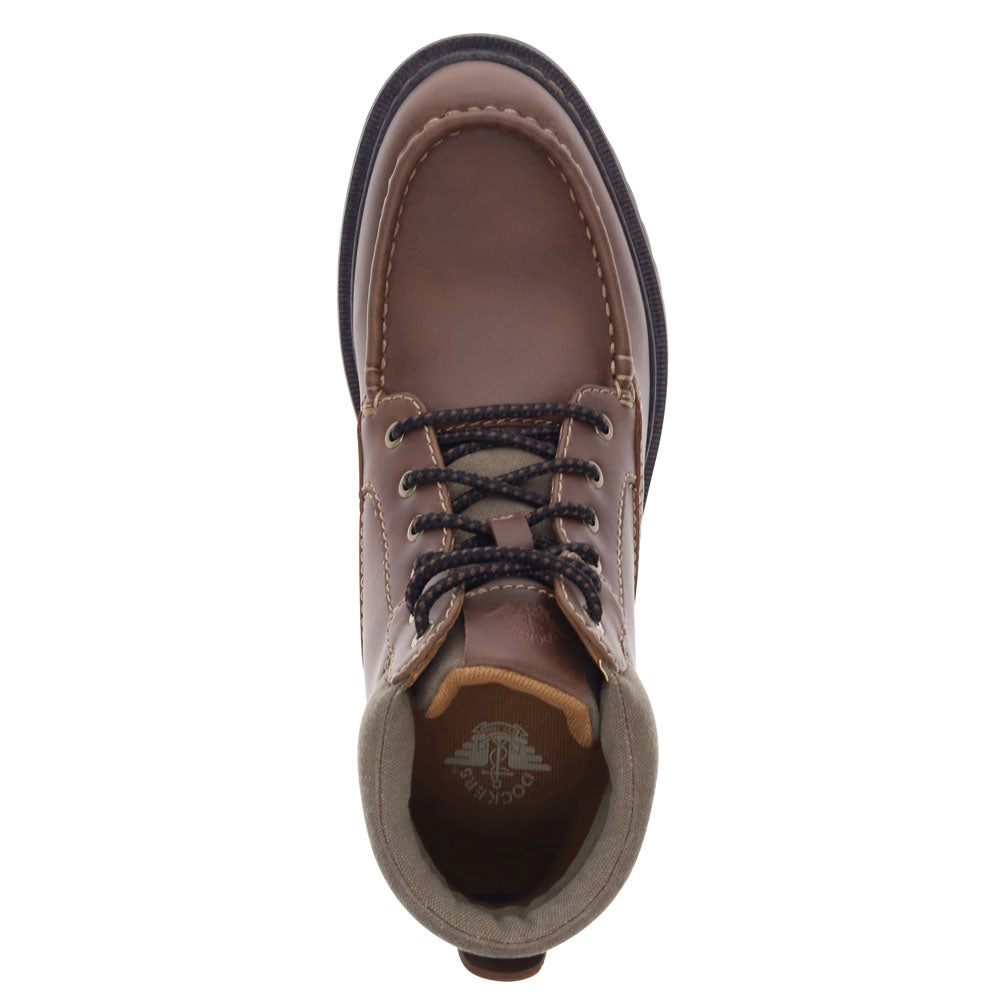 Briar-Dockers Mens Rockford Rugged Casual Classic Moc Toe Boot