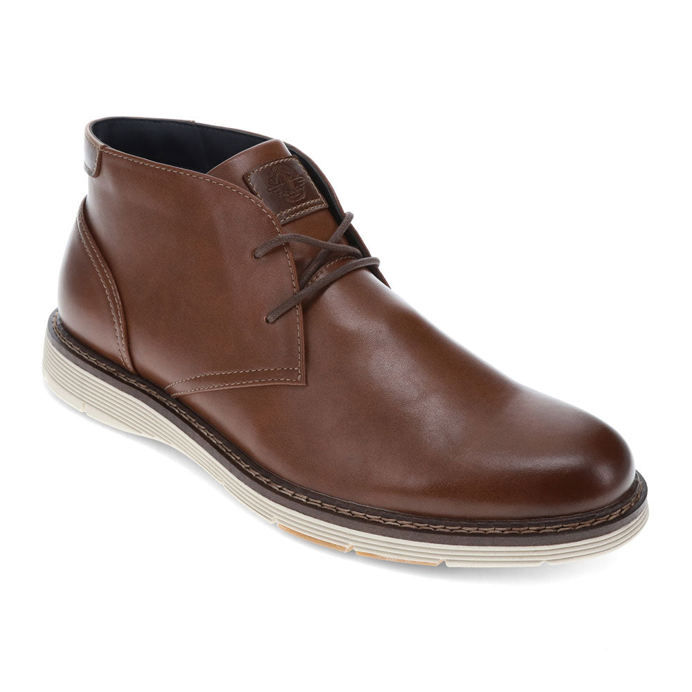 Cognac-Dockers Mens Esmond Dress Casual Lace Up Ankle Boot