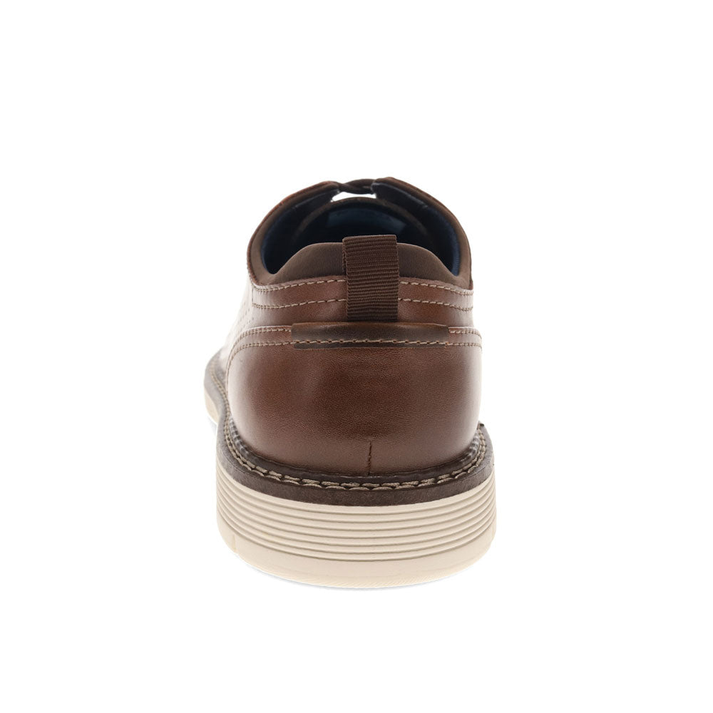 Cognac-Dockers Mens Elkton Dress Casual Lace Up Oxford Shoe