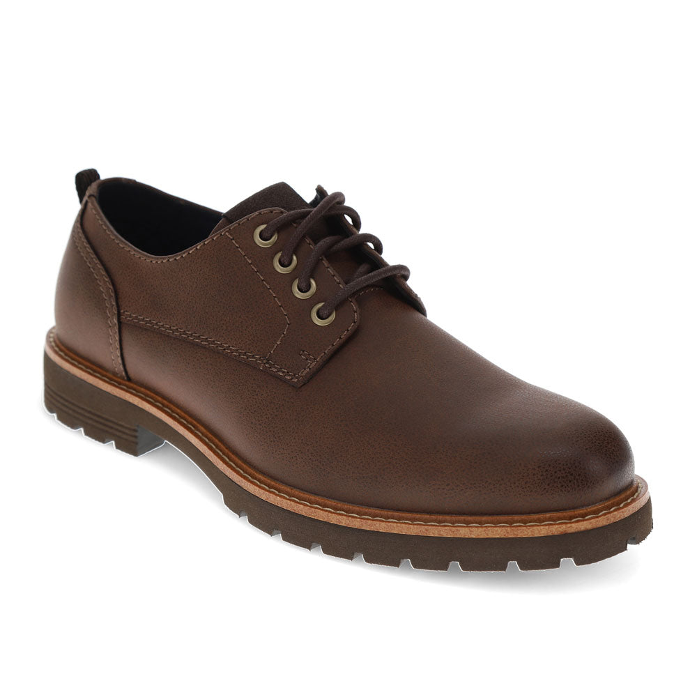Chestnut-Dockers Mens Watkins Lightweight Lugged Casual Shoe