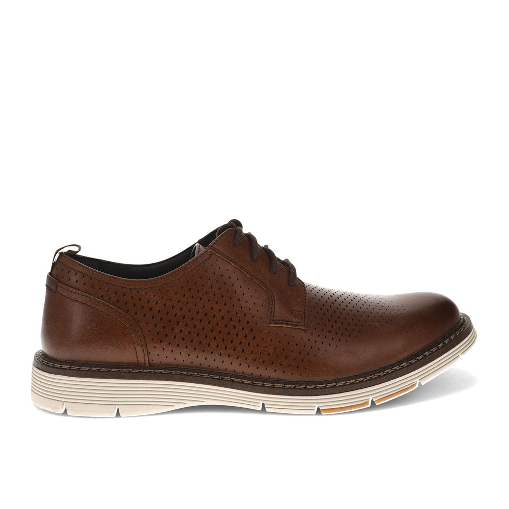Cognac-Dockers Mens Ezra Active Rebound Dress Casual Shoe