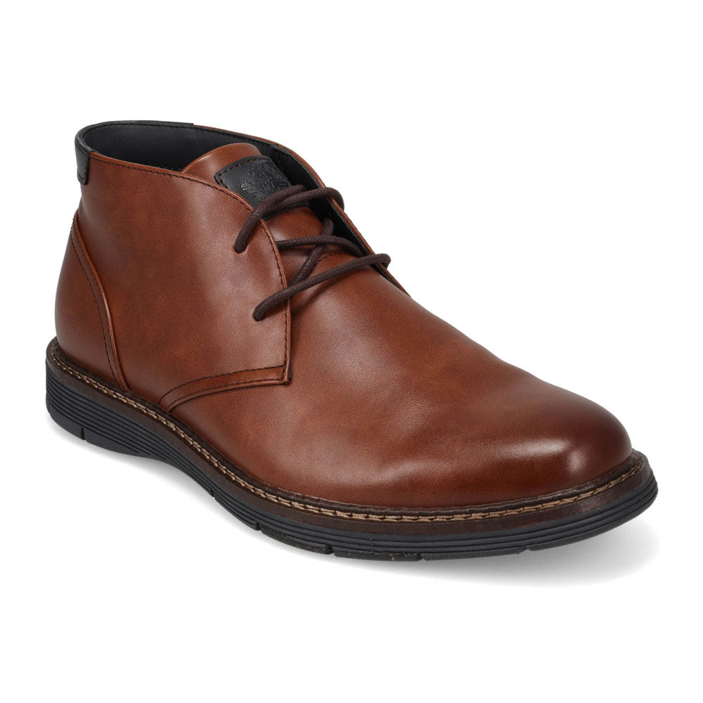 Cognac/Navy-Dockers Mens Esmond Dress Casual Lace Up Ankle Boot