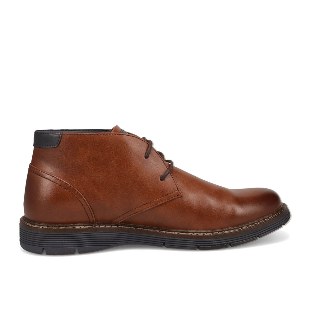 Cognac/Navy-Dockers Mens Esmond Dress Casual Lace Up Ankle Boot