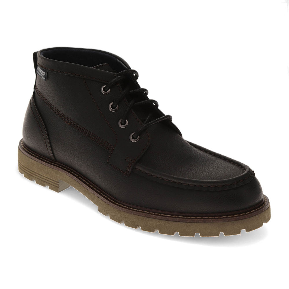 Black-Dockers Mens Weston Lightweight Lugged Casual Boot