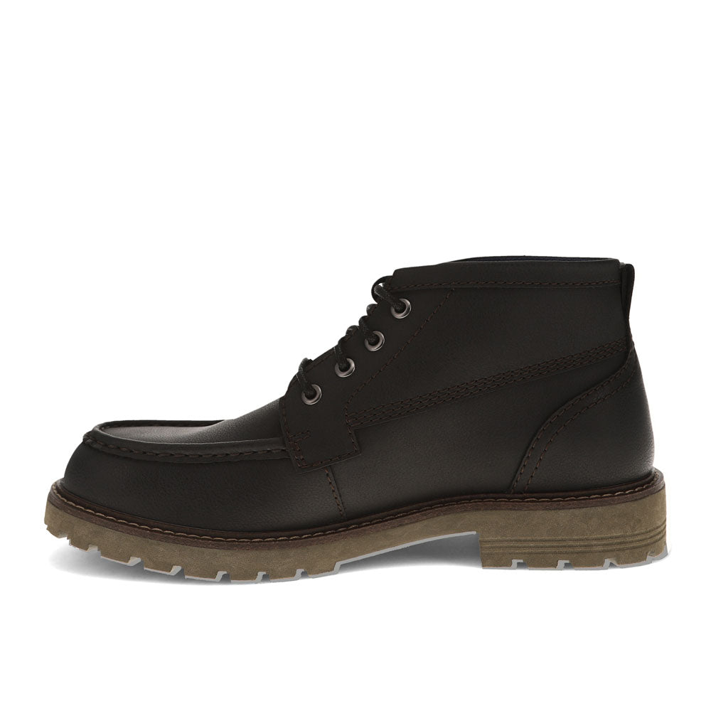 Black-Dockers Mens Weston Lightweight Lugged Casual Boot