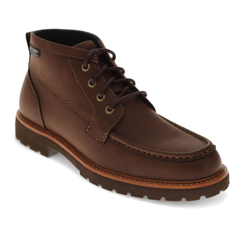 Chestnut-Dockers Mens Weston Lightweight Lugged Casual Boot