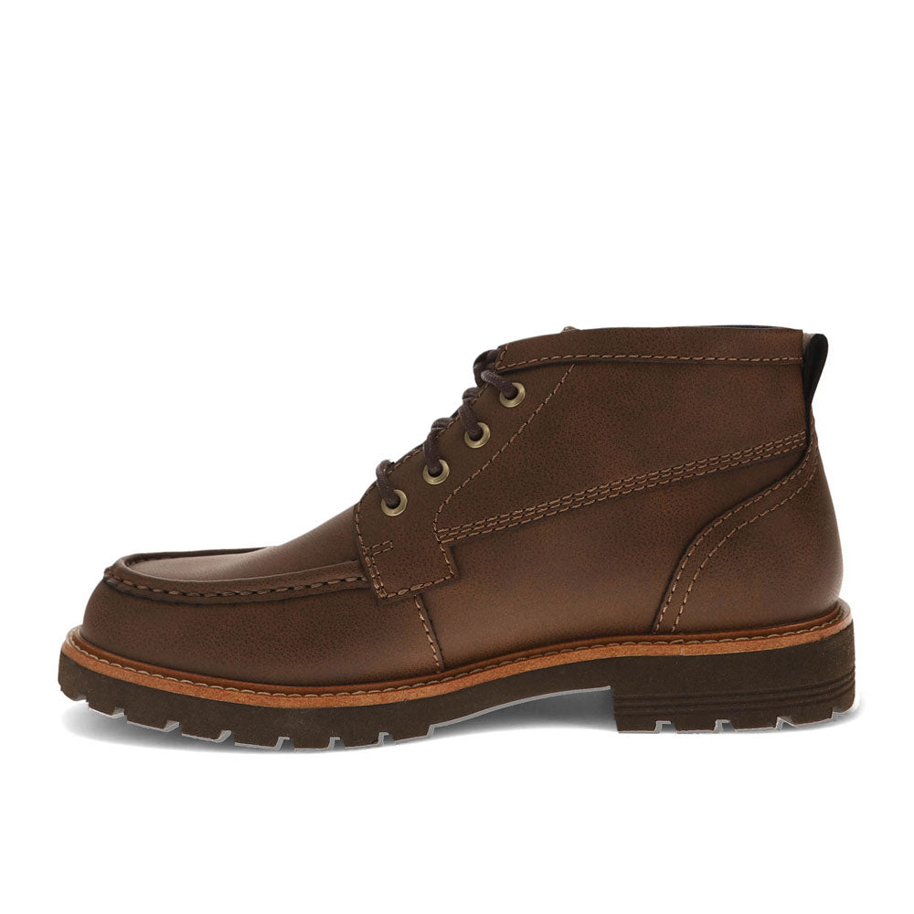 Chestnut-Dockers Mens Weston Lightweight Lugged Casual Boot