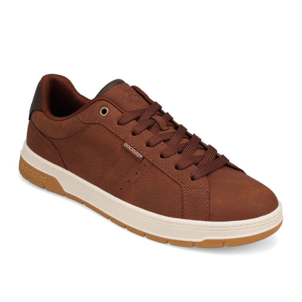British Tan-Dockers Mens Casen Casual Lace-Up Sneaker