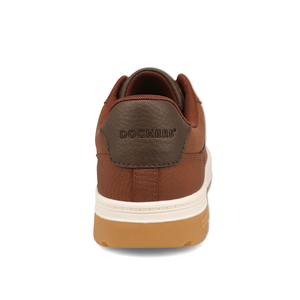 British Tan-Dockers Mens Casen Casual Lace-Up Sneaker
