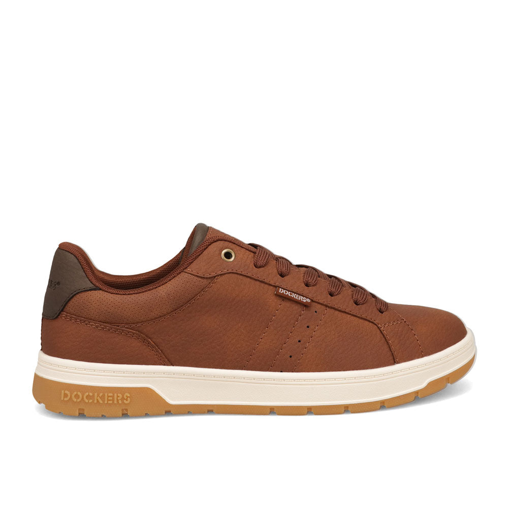 British Tan-Dockers Mens Casen Casual Lace-Up Sneaker