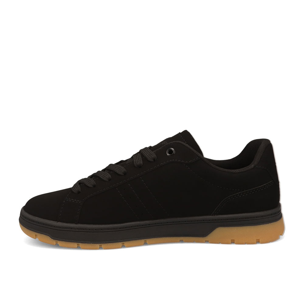 Black/Gum-Dockers Mens Casen Casual Lace-Up Sneaker