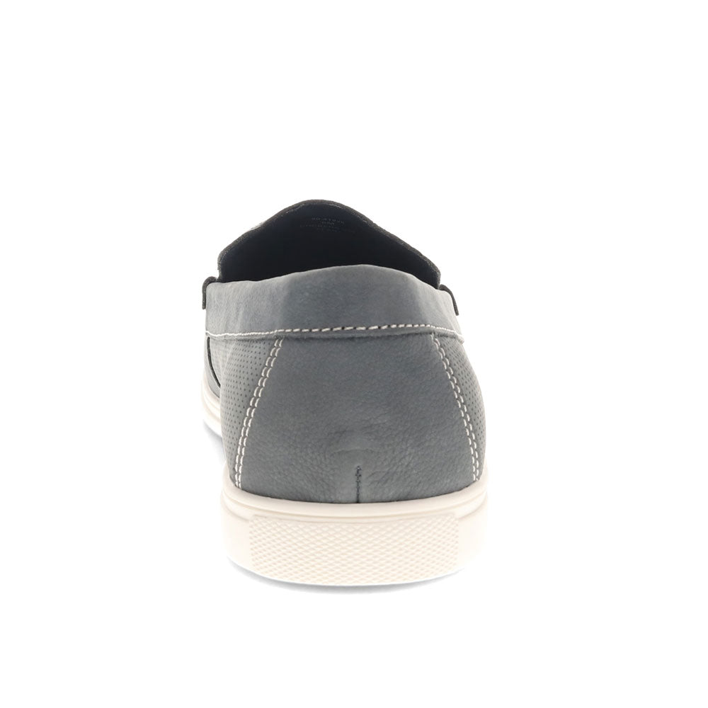 Navy-Dockers Mens Bancroft Genuine Leather Casual Slip On Loafer Shoe