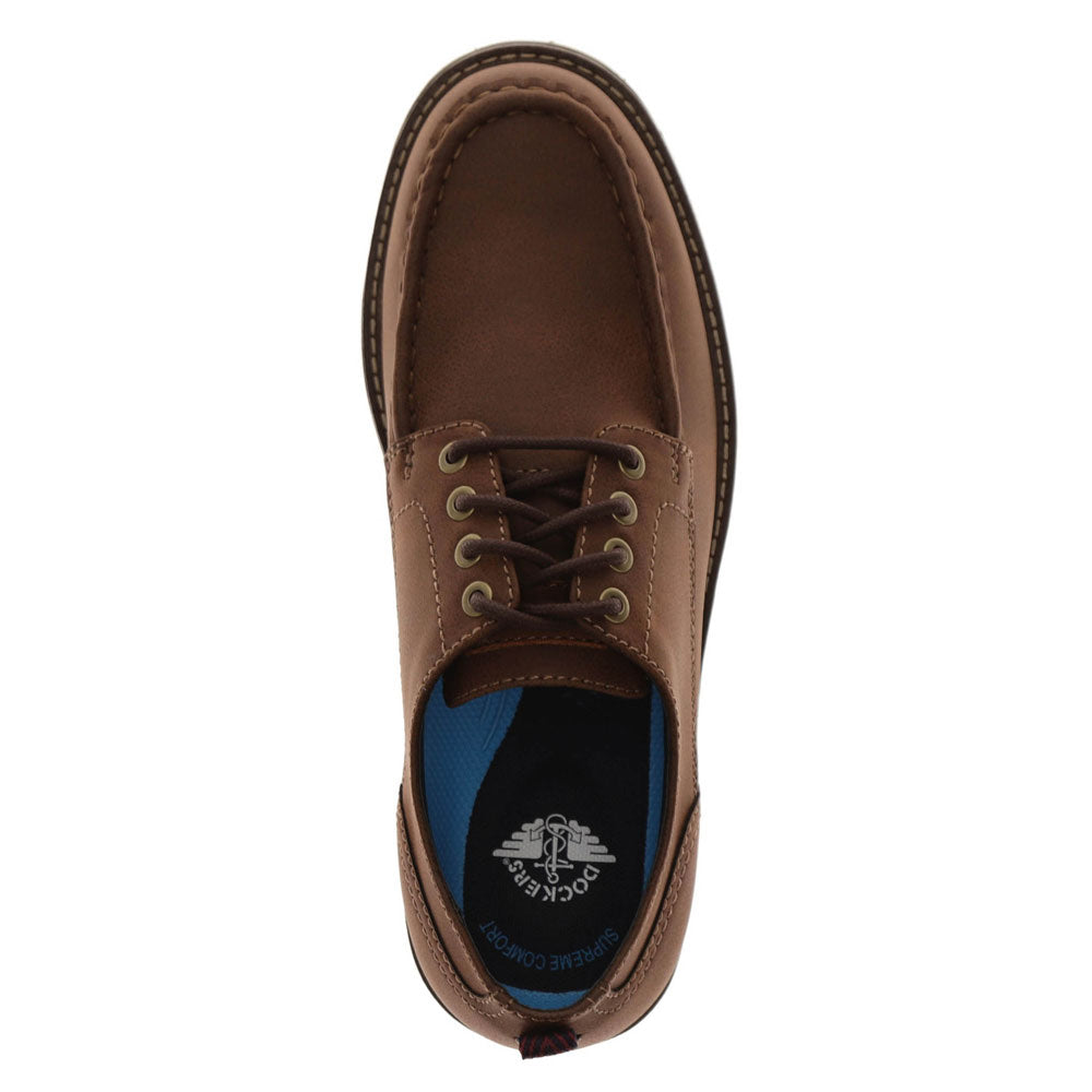 Chestnut-Dockers Mens Walsh Lightweight Lugged Casual Shoe