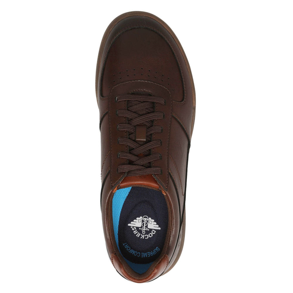 Chestnut-Dockers Mens Brad Lightweight Casual Sneaker