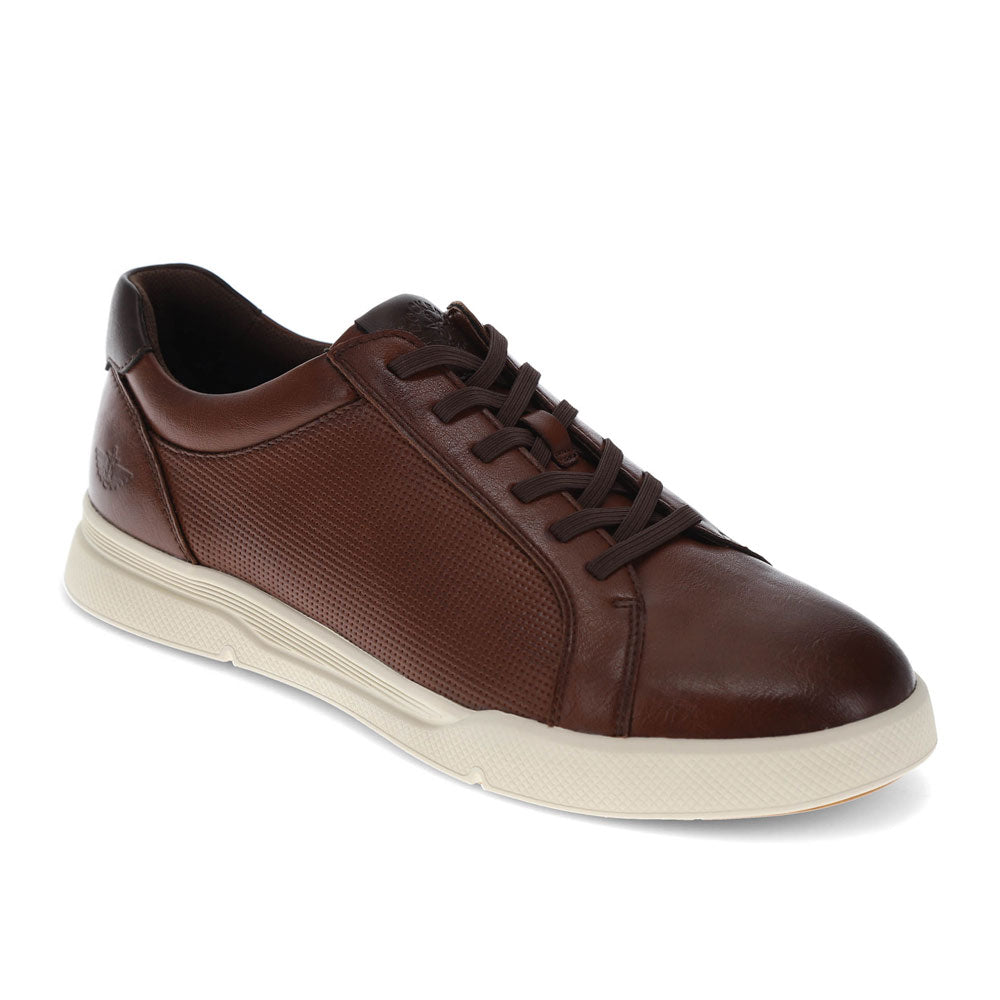 Cognac-Dockers Mens Bowen Lightweight Casual Sneaker