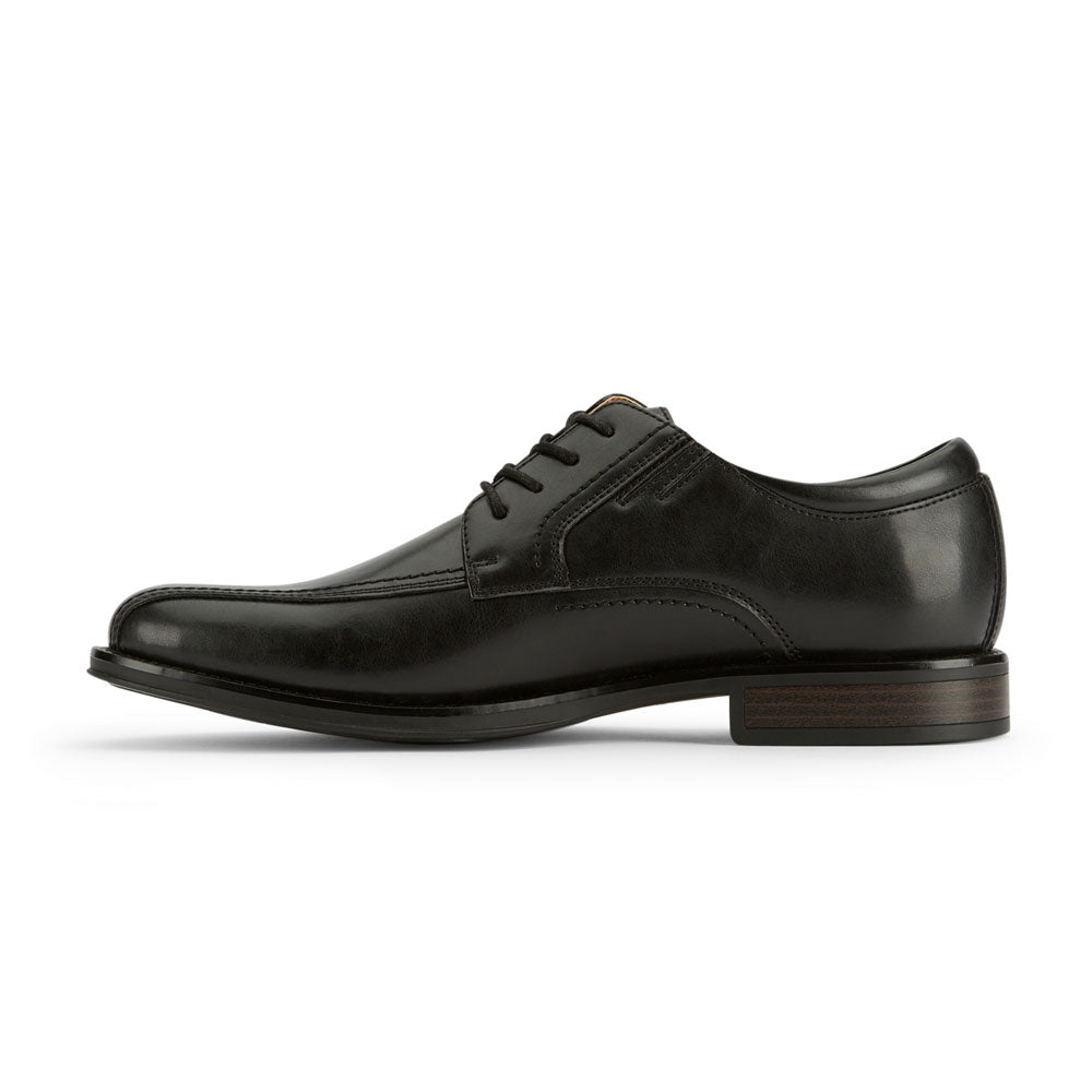 Black-Dockers Mens Geyer Business Dress Run Off Toe Lace-up Comfort Oxford Shoe