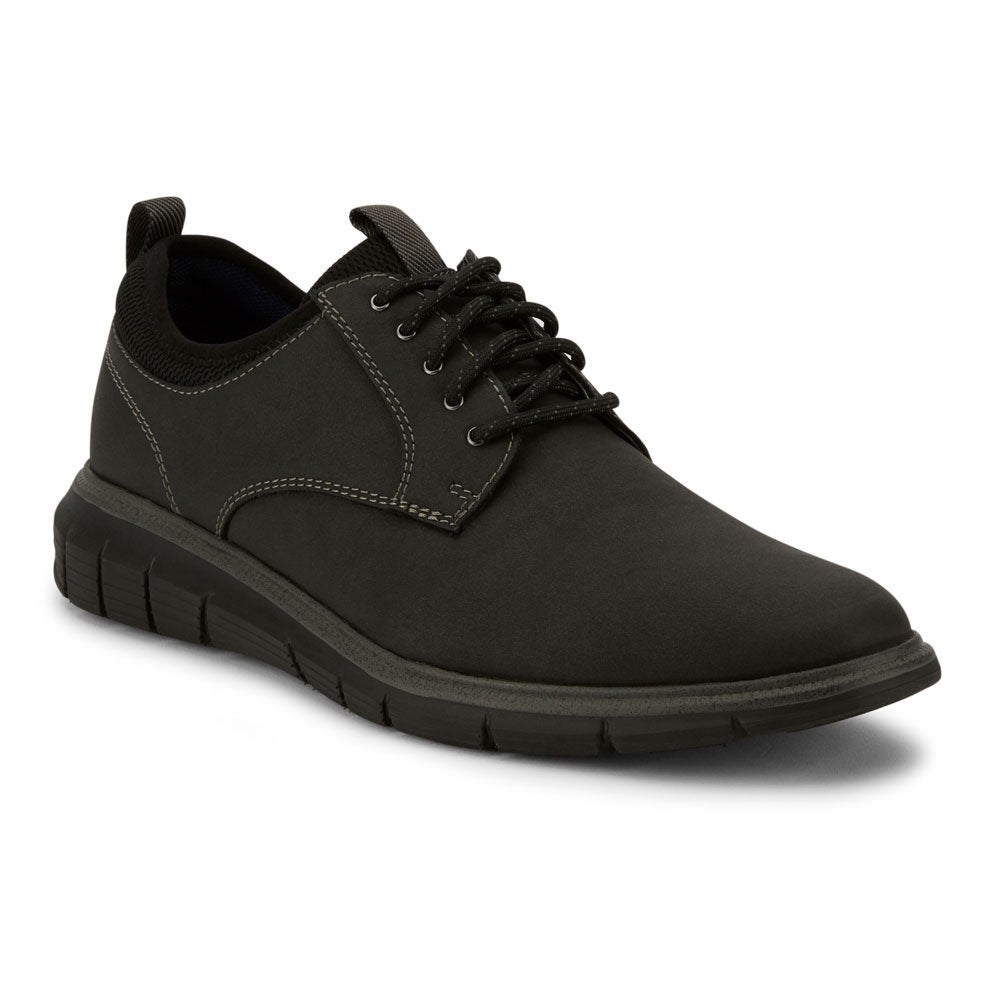 Black-Dockers Mens Cooper Business Casual SupremeFlex Casual Oxford Shoe