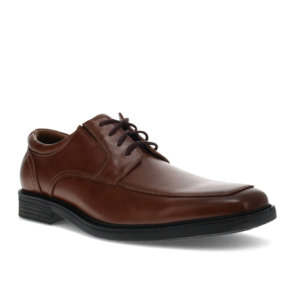 Mahogany-Dockers Mens Simmons Synthetic Dress Casual Lightweight Moc Toe Oxford Shoe