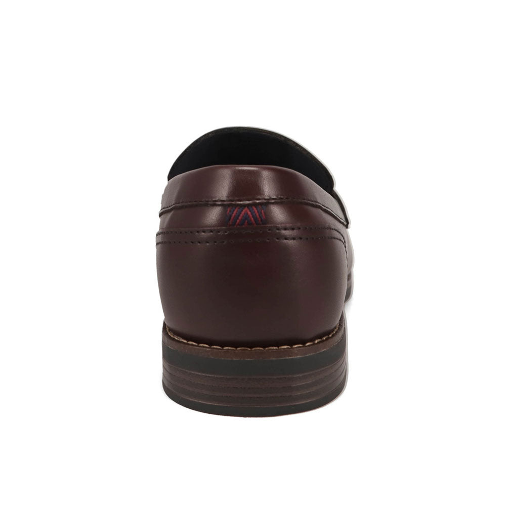 Burgundy-Dockers Mens Pembroke Full Grain Dress Penny Loafer