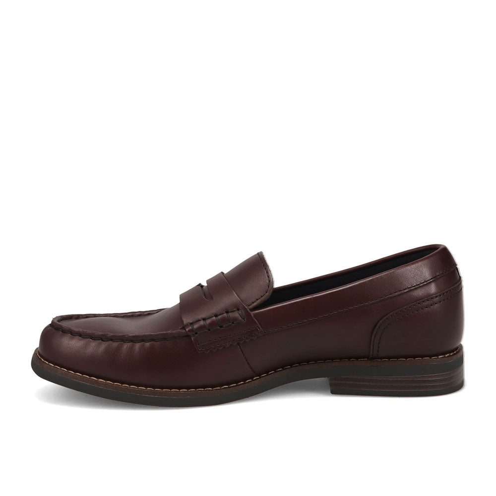 Burgundy-Dockers Mens Pembroke Full Grain Dress Penny Loafer