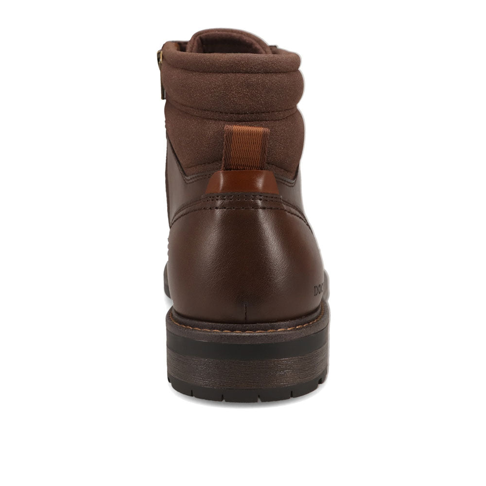 Chestnut-Dockers Mens Bannister Burnished Lace Up Chukka Cap Toe Boot