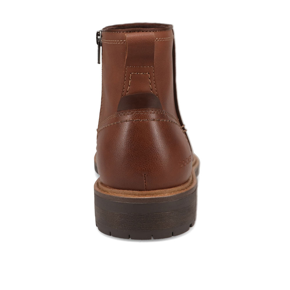 Dark Tan-Dockers Mens Blackwell Burnished Carzyhorse Chelsea Boot