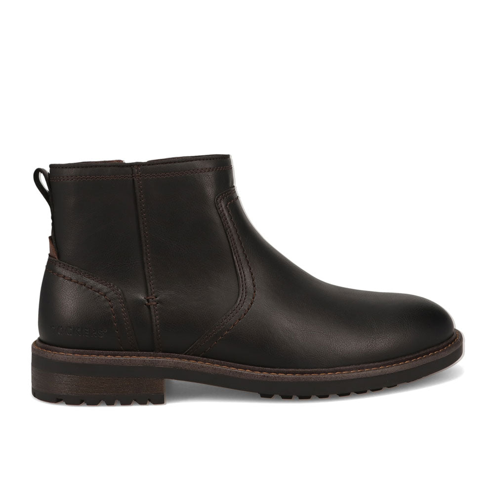 Black-Dockers Mens Blackwell Burnished Carzyhorse Chelsea Boot