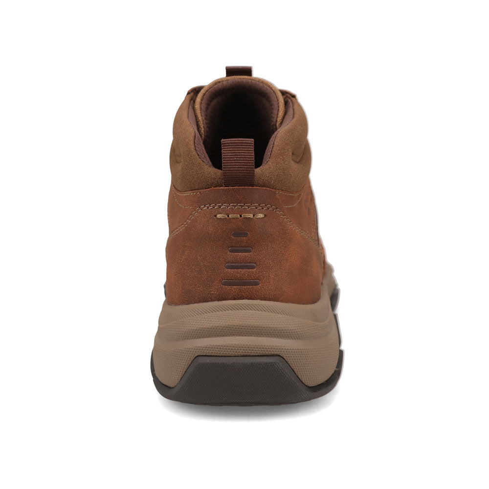 Dark Tan-Dockers Mens Royce Casual Distressed Lace Up Boot