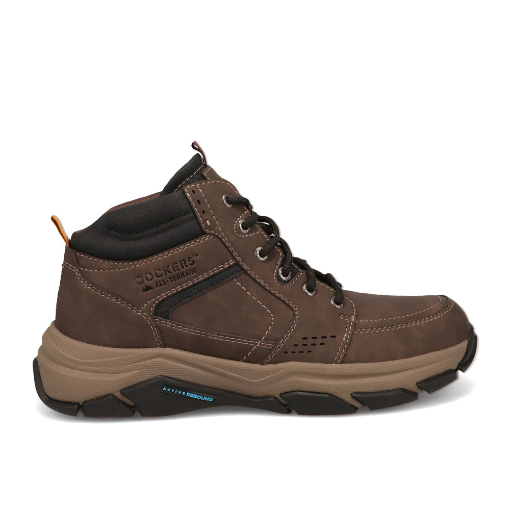Dark Brown-Dockers Mens Royce Casual Lace Up Boot