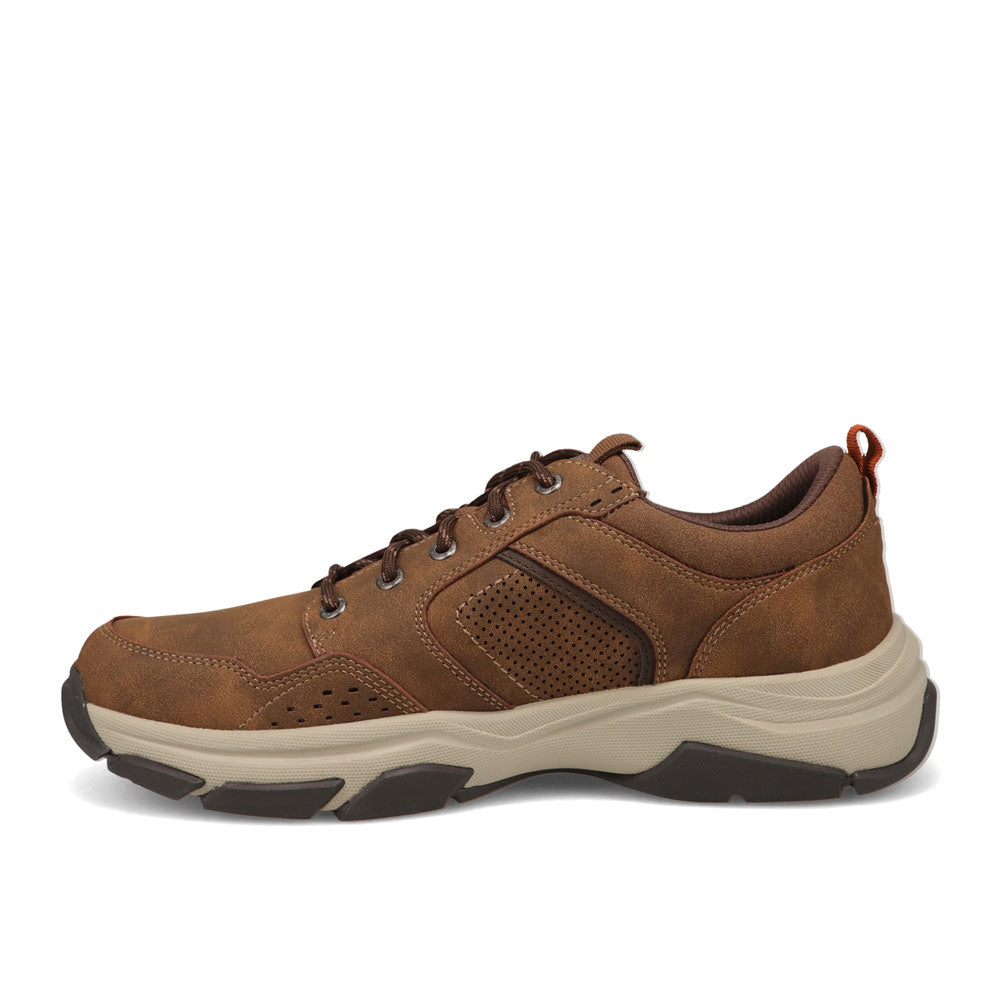Tobacco-Dockers Mens Rutherford Distressed Sneaker