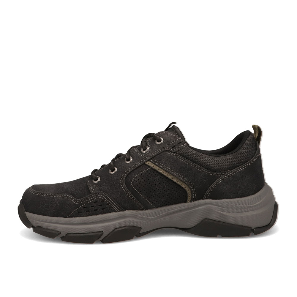 Black-Dockers Mens Rutherford Distressed Sneaker