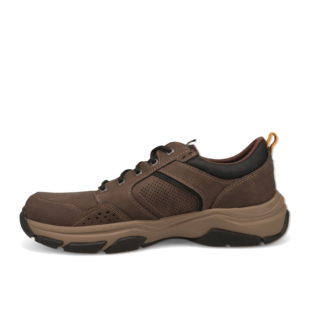 Dark Brown-Dockers Mens Rutherford Distressed Sneaker