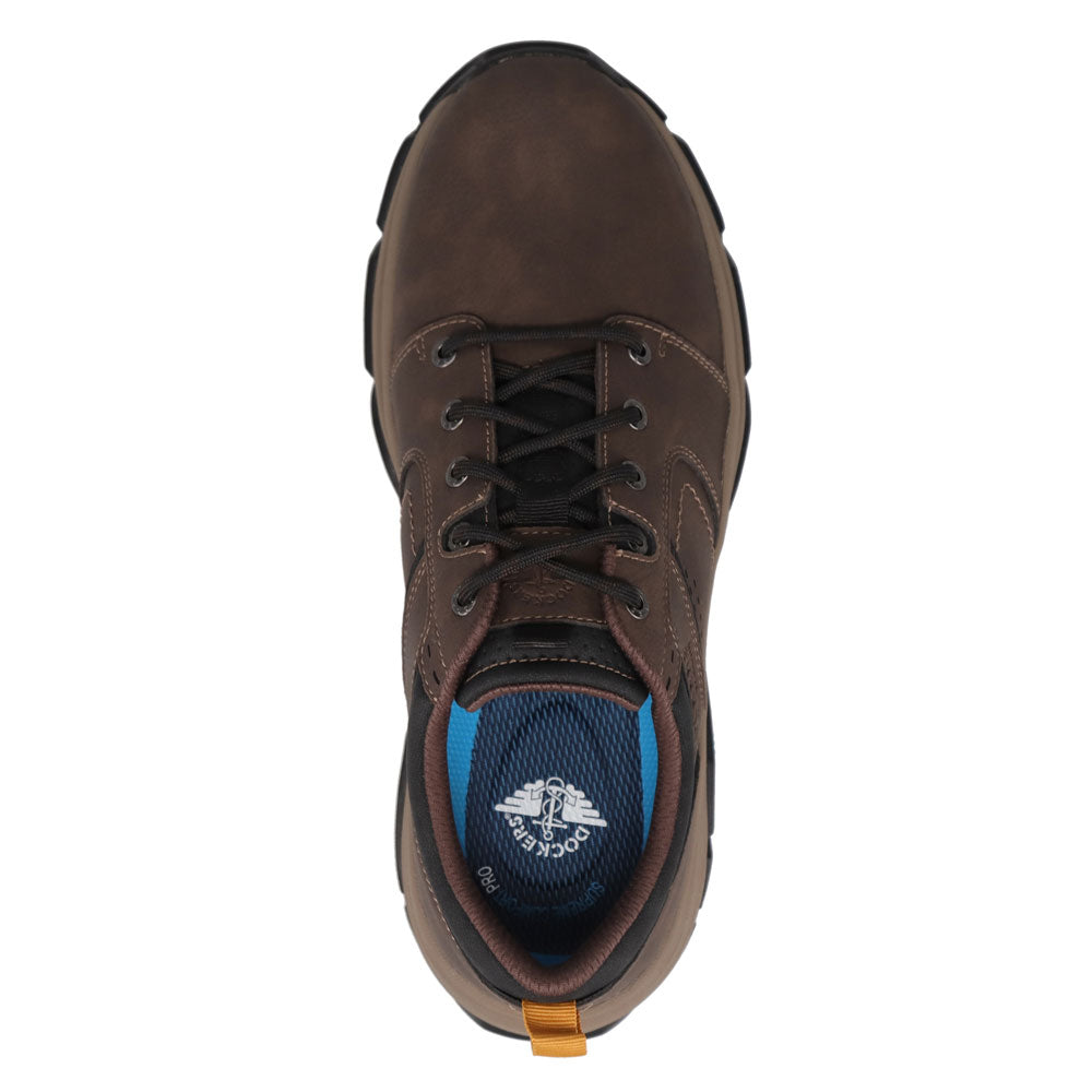 Dark Brown-Dockers Mens Rockwell Distressed Casual Sneaker