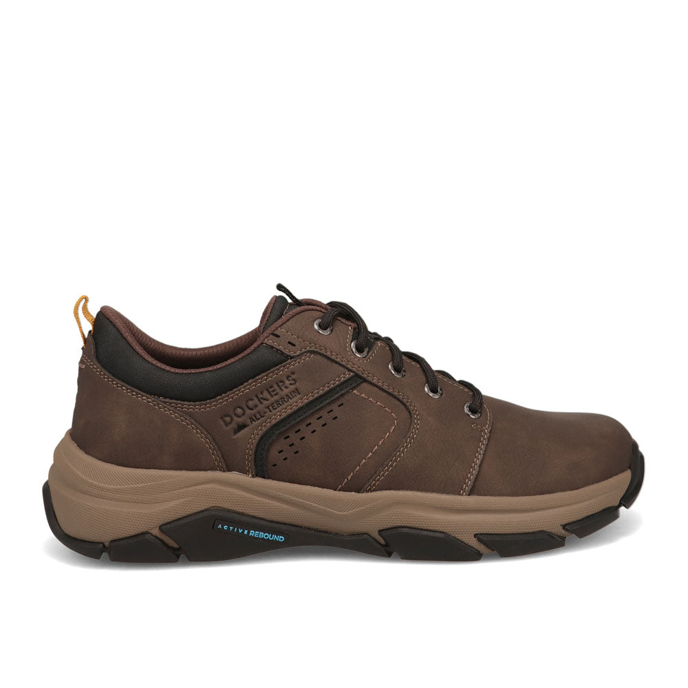 Dark Brown-Dockers Mens Rockwell Distressed Casual Sneaker