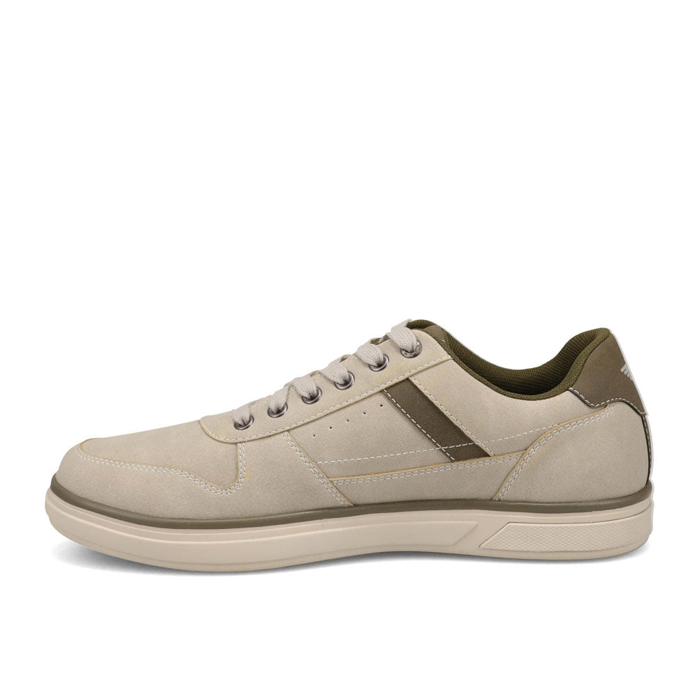 Light Grey-Dockers Mens Fabien Casual Nubuck Lace-Up Sneaker