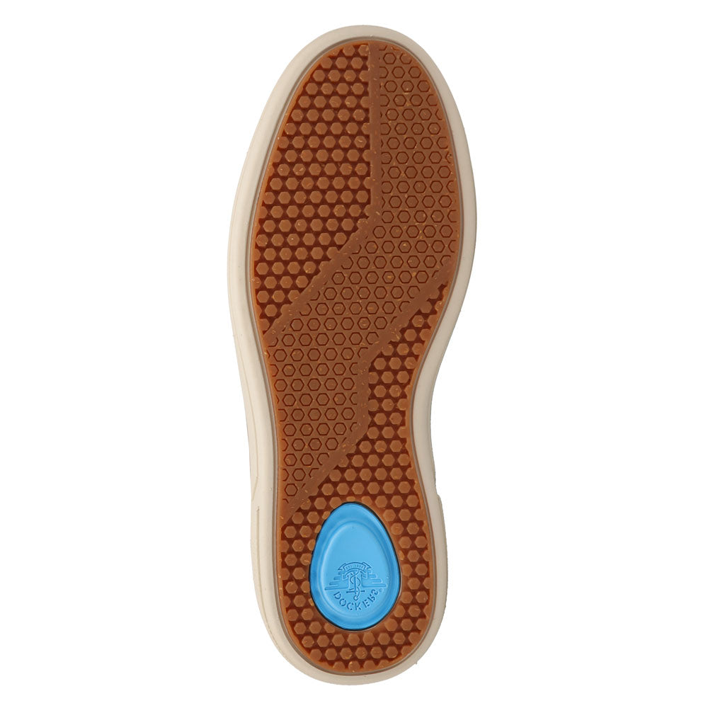 Tobacco-Dockers Mens Fabien Casual Nubuck Lace-Up Sneaker