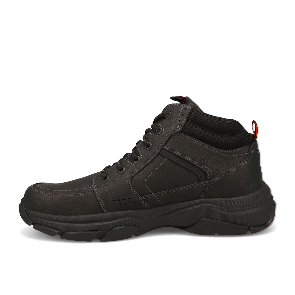 Black-Dockers Mens Royce Slip Resistant Lace Up Boot