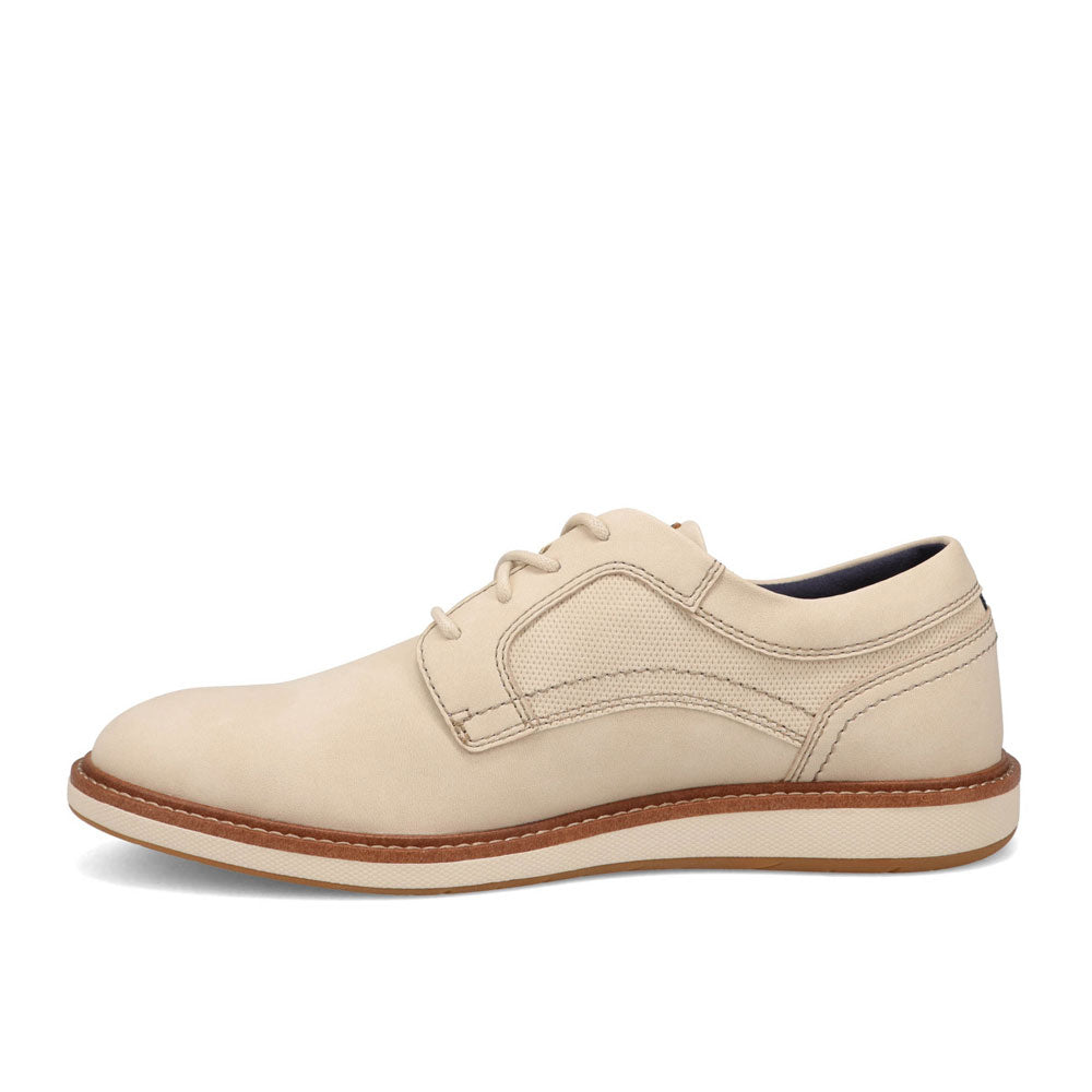 Off White-Dockers Mens Halstead Casual Crazyhorse Lace-Up Oxford