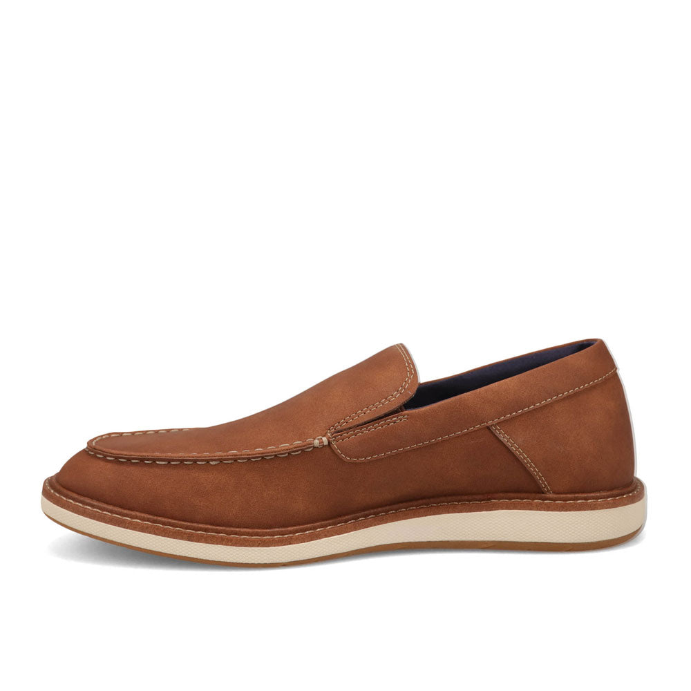 Cognac-Dockers Mens Harmon Polished Casual Slip On Loafer
