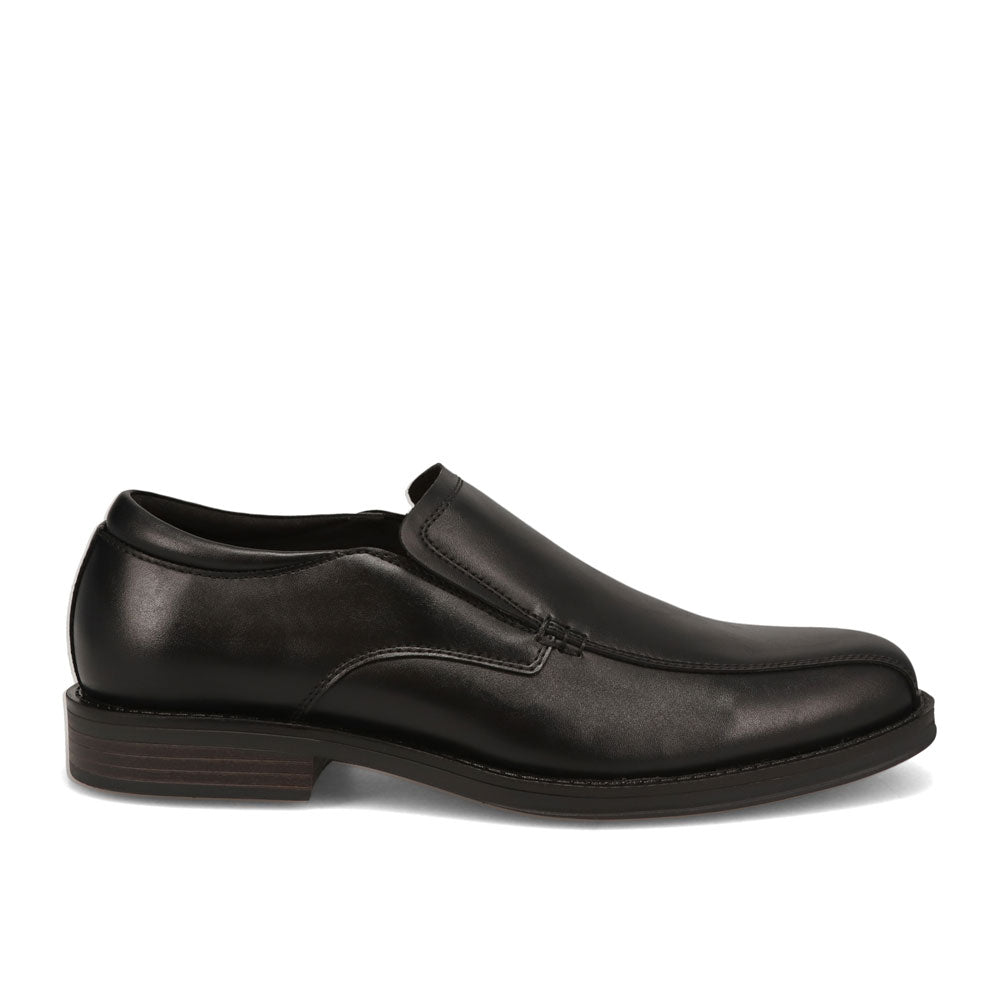 Black-Dockers Mens Benedict Slip Resistant Slip On Polished Loafer