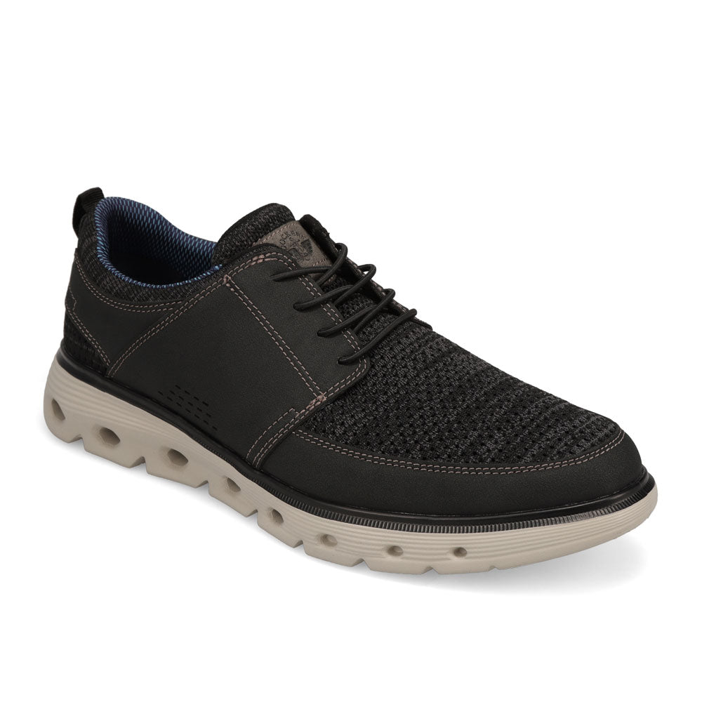 Black-Dockers Mens Fairborne Casual Lace Up Oxford
