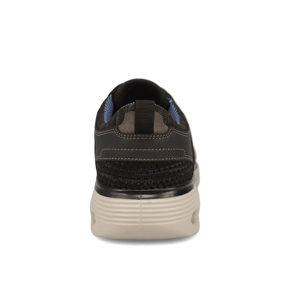 Black-Dockers Mens Fairborne Casual Lace Up Oxford
