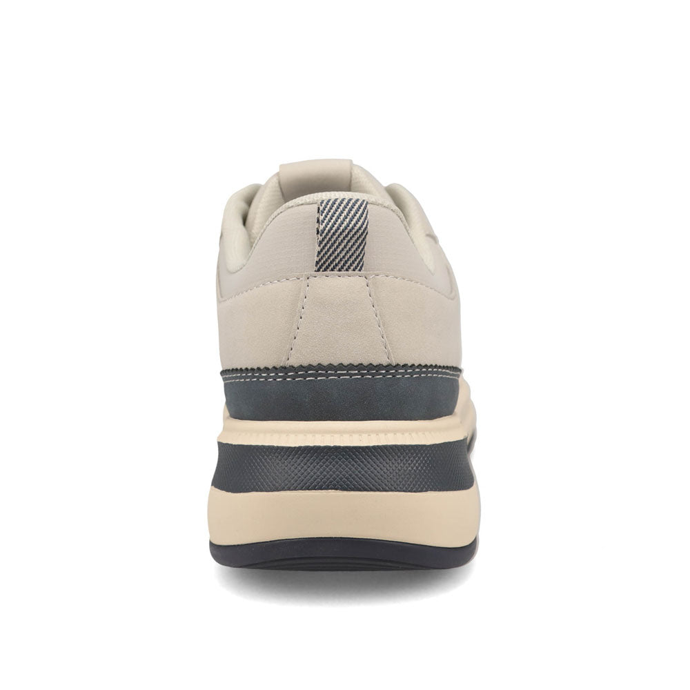 Light Grey-Dockers Mens Revved Nubuck/Ripstop Casual Sneaker