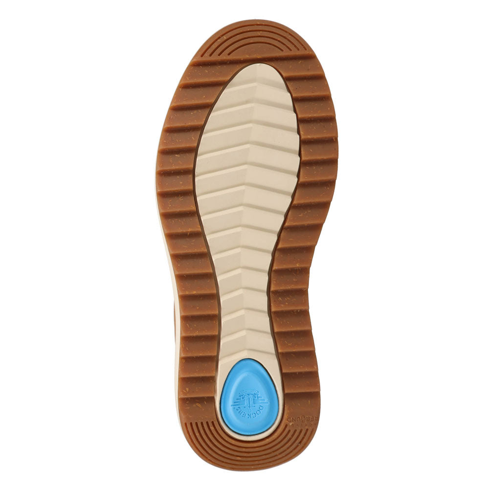 British Tan-Dockers Mens Revved Nubuck/Ripstop Casual Sneaker