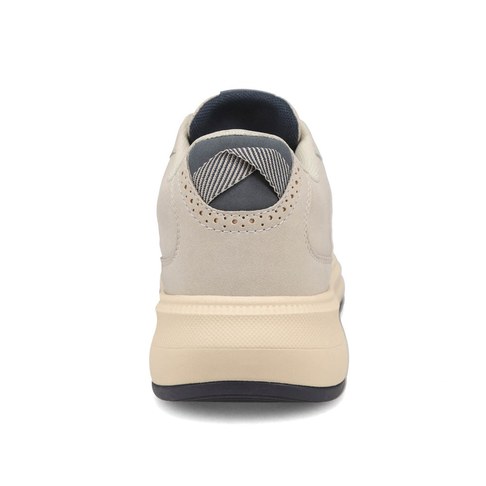 Light Grey-Dockers Mens Rave Nubuck Casual Sneaker