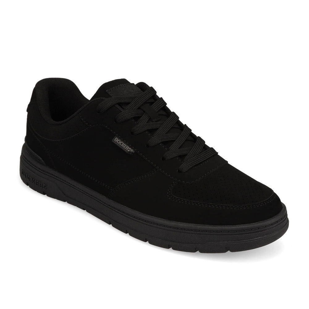 Black Mono-Dockers Mens Frederick Synthetic Leather Casual Sneaker