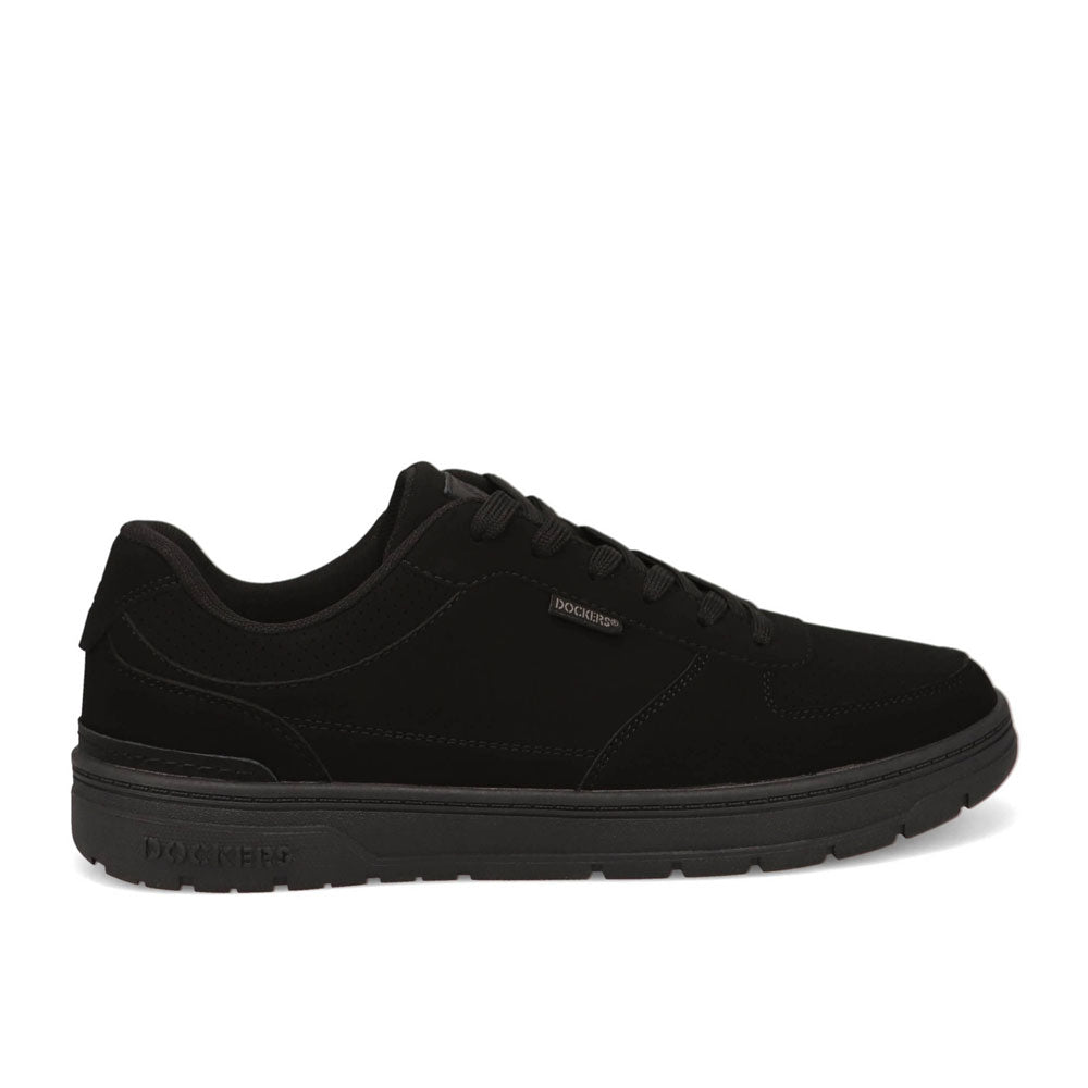 Black Mono-Dockers Mens Frederick Synthetic Leather Casual Sneaker